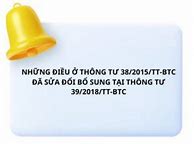 Điều 62 Thông Tư 38/2015/Tt-Btc